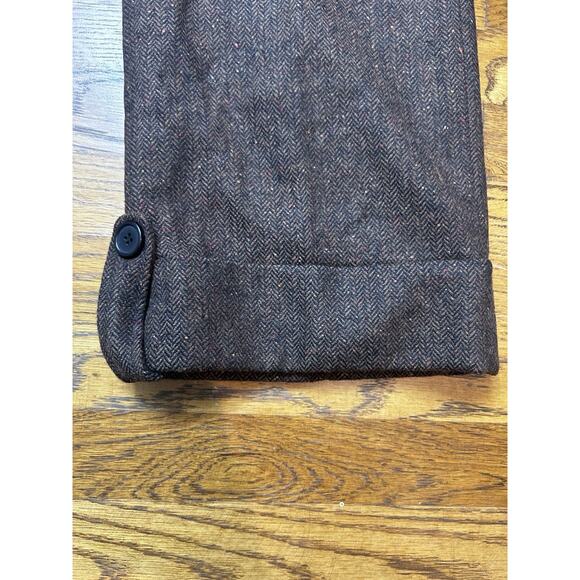 Uniform By John Paul Richard Wool Donegal Tweed‎ Grey Pants Womens Size 8, Vtg - Picture 8 of 12